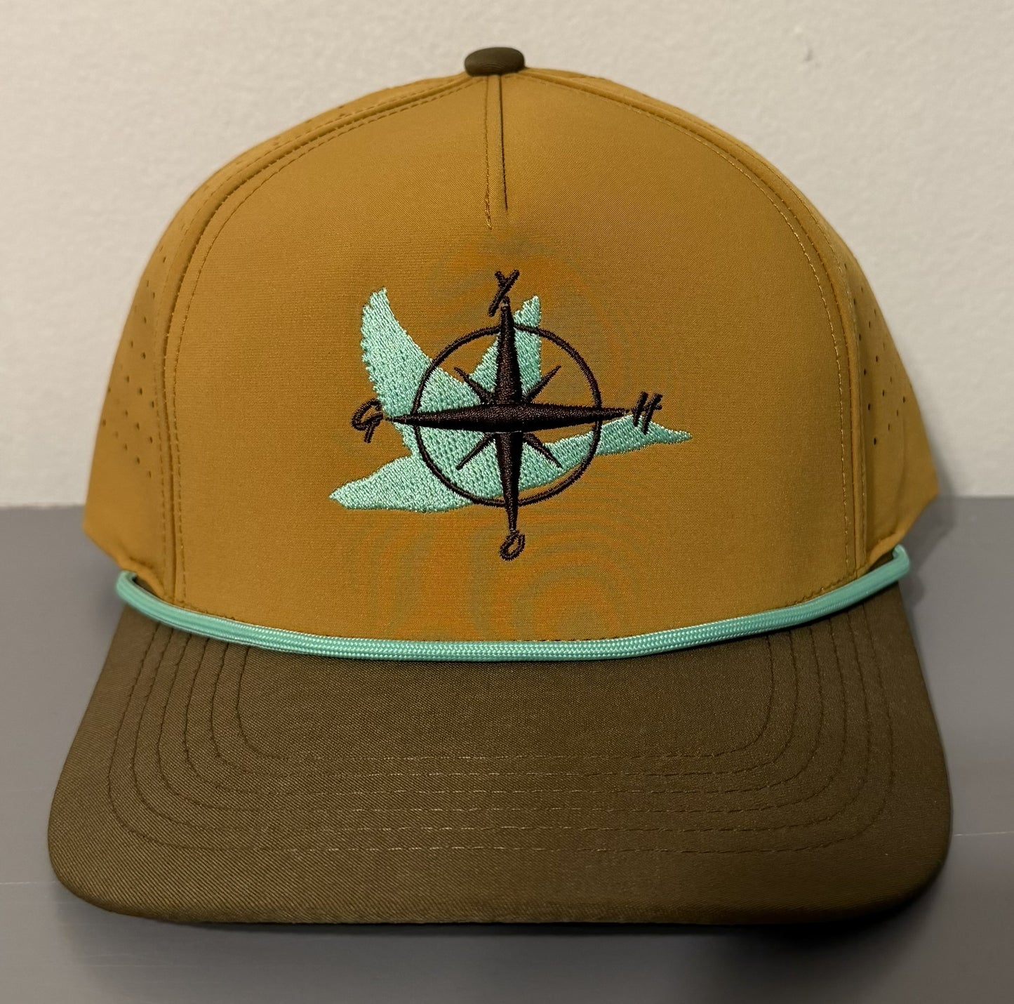 Brown/ Teal Duck